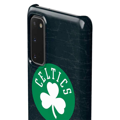 NBA Boston Celtics Black Secondary Logo Galaxy S20 Lite Case