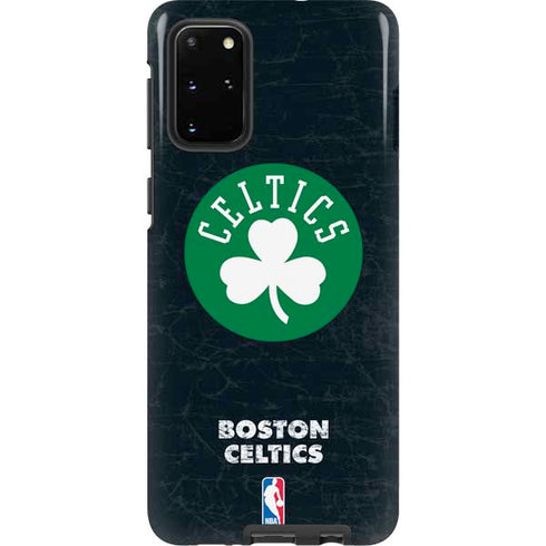 NBA Boston Celtics Black Secondary Logo Galaxy S20 Plus Pro Case