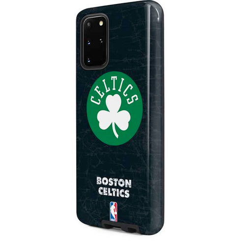 NBA Boston Celtics Black Secondary Logo Galaxy S20 Plus Pro Case
