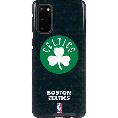 NBA Boston Celtics Black Secondary Logo Galaxy S20 Pro Case