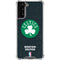 NBA Boston Celtics Black Secondary Logo Galaxy S21 FE Clear Case