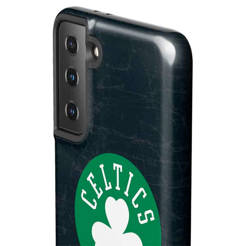 NBA Boston Celtics Black Secondary Logo Galaxy S21 Plus 5G Pro Case