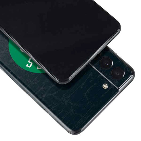 NBA Boston Celtics Black Secondary Logo Galaxy S21 Plus 5G Skin