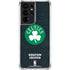 NBA Boston Celtics Black Secondary Logo Galaxy S21 Ultra 5G Clear Case