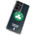 NBA Boston Celtics Black Secondary Logo Galaxy S21 Ultra 5G Clear Case