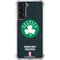 NBA Boston Celtics Black Secondary Logo Galaxy S22 Clear Case