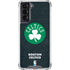 NBA Boston Celtics Black Secondary Logo Galaxy S22 Clear Case