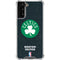 NBA Boston Celtics Black Secondary Logo Galaxy S22 Plus Clear Case