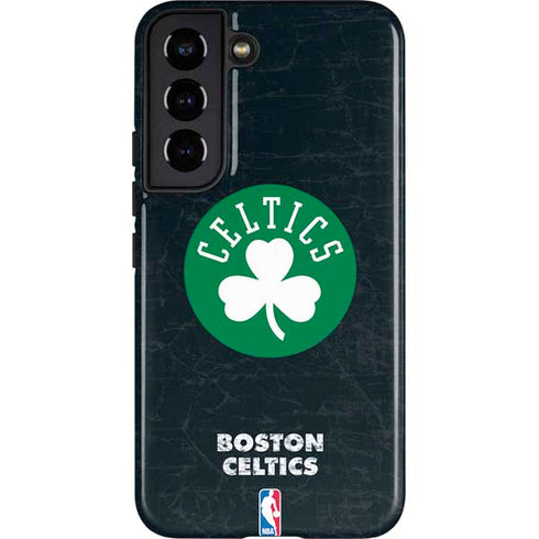 NBA Boston Celtics Black Secondary Logo Galaxy S22 Pro Case
