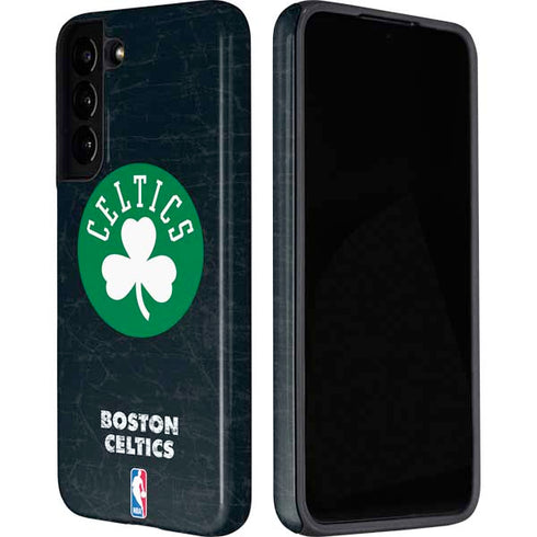 NBA Boston Celtics Black Secondary Logo Galaxy S22 Pro Case