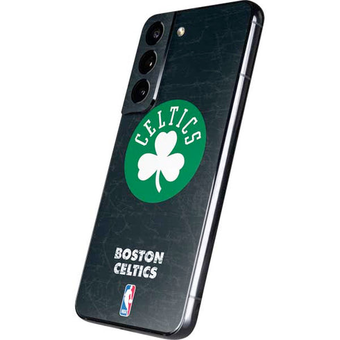 NBA Boston Celtics Black Secondary Logo Galaxy S22 Skin