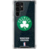 NBA Boston Celtics Black Secondary Logo Galaxy S22 Ultra Clear Case