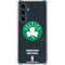 NBA Boston Celtics Black Secondary Logo Galaxy S23 FE Clear Case