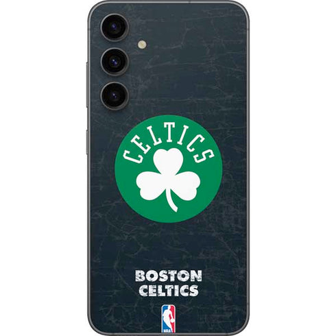 NBA Boston Celtics Black Secondary Logo Galaxy S23 FE Skin