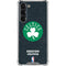 NBA Boston Celtics Black Secondary Logo Galaxy S23 Plus Clear Case