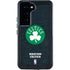 NBA Boston Celtics Black Secondary Logo Galaxy S23 Waterproof Case
