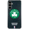 NBA Boston Celtics Black Secondary Logo Galaxy S24 Plus Clear Case