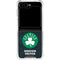 NBA Boston Celtics Black Secondary Logo Galaxy Z Flip5 5G Clear Case