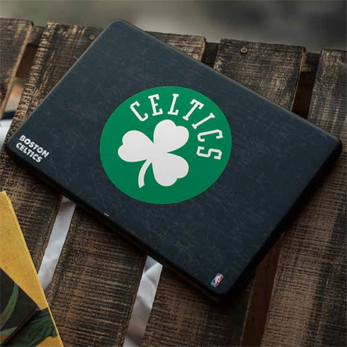 NBA Boston Celtics Black Secondary Logo Google Pixelbook Go Skin