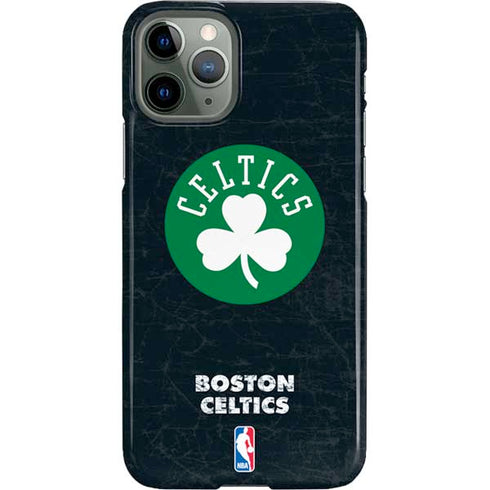NBA Boston Celtics Black Secondary Logo iPhone 11 Pro Lite Case