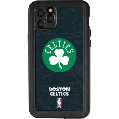 NBA Boston Celtics Black Secondary Logo iPhone 11 Pro Max Waterproof Case