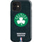NBA Boston Celtics Black Secondary Logo iPhone 12 Impact Case
