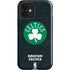 NBA Boston Celtics Black Secondary Logo iPhone 12 Impact Case