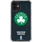 NBA Boston Celtics Black Secondary Logo iPhone 12 Mini Clear Case
