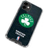 NBA Boston Celtics Black Secondary Logo iPhone 12 Mini Clear Case