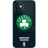 NBA Boston Celtics Black Secondary Logo iPhone 12 Mini Skin