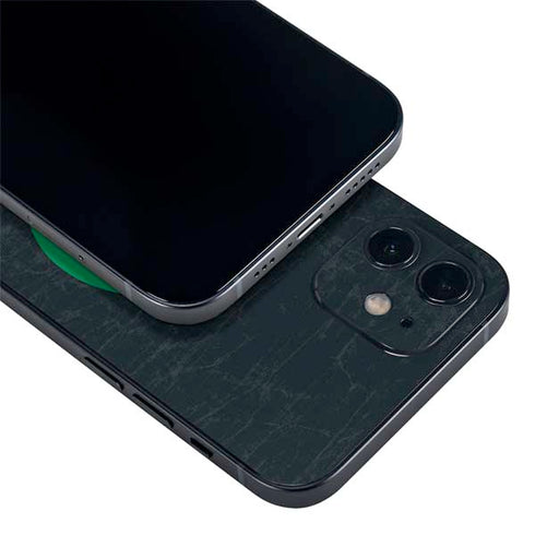 NBA Boston Celtics Black Secondary Logo iPhone 12 Mini Skin