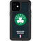 NBA Boston Celtics Black Secondary Logo iPhone 12 Mini Waterproof Case