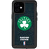 NBA Boston Celtics Black Secondary Logo iPhone 12 Mini Waterproof Case
