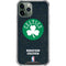 NBA Boston Celtics Black Secondary Logo iPhone 12 Pro Clear Case