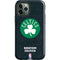 NBA Boston Celtics Black Secondary Logo iPhone 12 Pro Impact Case