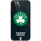 NBA Boston Celtics Black Secondary Logo iPhone 12 Pro Skin