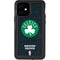 NBA Boston Celtics Black Secondary Logo iPhone 12 Waterproof Case
