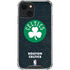 NBA Boston Celtics Black Secondary Logo iPhone 13 Clear Case