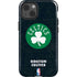 NBA Boston Celtics Black Secondary Logo iPhone 13 Impact Case