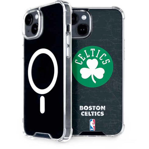 NBA Boston Celtics Black Secondary Logo iPhone 13 MagSafe Case