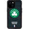 NBA Boston Celtics Black Secondary Logo iPhone 13 Mini Waterproof Case