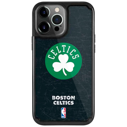 NBA Boston Celtics Black Secondary Logo iPhone 13 Pro Cargo Case