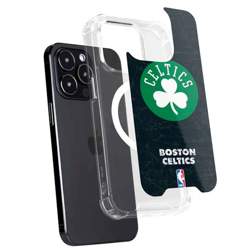 NBA Boston Celtics Black Secondary Logo iPhone 13 Pro Max MagSafe Case