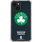 NBA Boston Celtics Black Secondary Logo iPhone 14 Clear Case