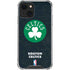 NBA Boston Celtics Black Secondary Logo iPhone 14 Clear Case