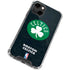 NBA Boston Celtics Black Secondary Logo iPhone 14 Clear Case