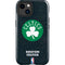 NBA Boston Celtics Black Secondary Logo iPhone 14 Plus Impact Case