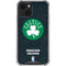 NBA Boston Celtics Black Secondary Logo iPhone 15 Plus Clear Case