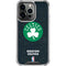 NBA Boston Celtics Black Secondary Logo iPhone 14 Pro Clear Case
