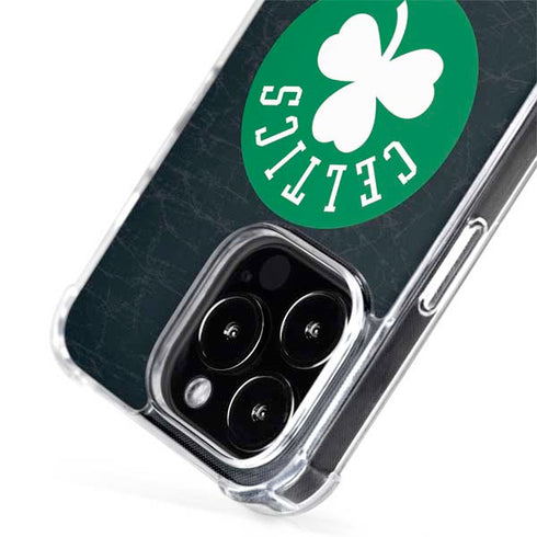 NBA Boston Celtics Black Secondary Logo iPhone 15 Pro Max MagSafe Case